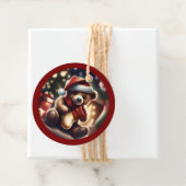 コージークリスマステディストッキングTWArt フェイバータグ (インサイチュ)