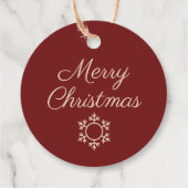 コージークリスマステディストッキングTWArt フェイバータグ (裏面)