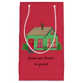 コージークリスマスハウス スモールペーパーバッグ (正面)