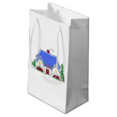コージークリスマスハウス スモールペーパーバッグ (裏面アングル)