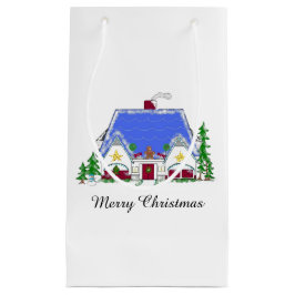 コージークリスマスハウス スモールペーパーバッグ