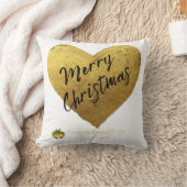 コージークリスマスハートピローカスタマイズバイジェベイズ クッション (ブランケット)