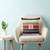 コージークリスマスパステルカラーパレットモノグラム クッション (椅子)