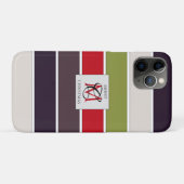コージークリスマスパステルカラーパレットモノグラム Case-Mate iPhoneケース (裏面(横))