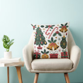 コージークリスマスビベス – フェスティバルホリデーピロー クッション (椅子)