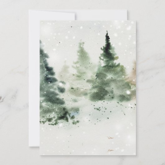 コージークリスマスフローラ&クッキーホリデーパーティ 招待状 (裏面)