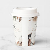 コージークリスマスベビーシャワー紙カップ 紙コップ (右)