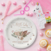 コージークリスマスベビーシャワー紙プレート ペーパープレート (パーティー)