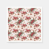 コージークリスマスホットココア スタンダードカクテルナプキン (正面)