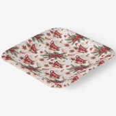 コージークリスマスホットココア ペーパープレート (傾斜あり)