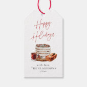 コージークリスマスホリデイ ギフトタグ (正面)