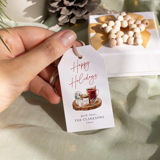 コージークリスマスホリデイ ギフトタグ