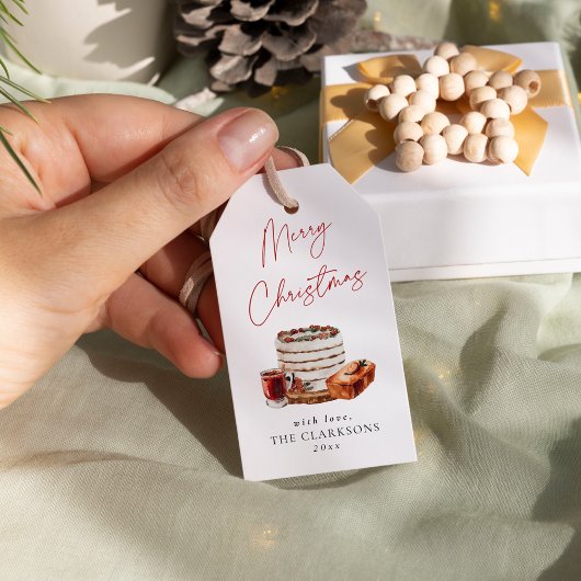 コージークリスマスホリデイ ギフトタグ