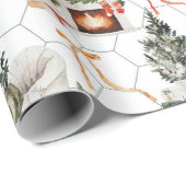 コージークリスマスホリデイ ラッピングペーパー (ロールコーナー)