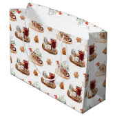 コージークリスマスホリデイ ラージペーパーバッグ (裏面アングル)