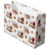 コージークリスマスホリデイ ラージペーパーバッグ (正面アングル)