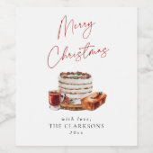 コージークリスマスホリデイ ワインラベル (シングルラベル)