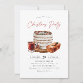 コージークリスマスホリデーパーティー 招待状 (正面)