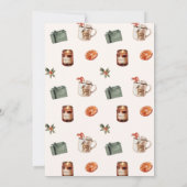 コージークリスマスホリデーパーティー 招待状 (裏面)