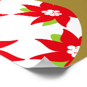 コージークリスマスレトロウィンターソックス ポスター (角)