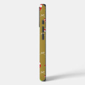 コージークリスマスレトロウィンターソックス Case-Mate iPhoneケース (裏面 / 左)