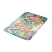 コージークリスマスヴィレッジイラストレーション | フェスティバル バスマット (アングル)