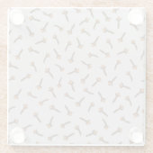 コージークリスマス&スパイスクローブ ガラスコースター (裏面)