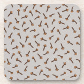 コージークリスマス&スパイスクローブ コースター (正面)