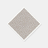 コージークリスマス&スパイスクローブ スタンダードカクテルナプキン (角)