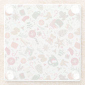 コージークリスマス&スパイス ガラスコースター (裏面)