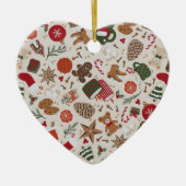 コージークリスマス&スパイス セラミックオーナメント (正面)