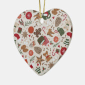 コージークリスマス&スパイス セラミックオーナメント (左)