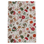 コージークリスマス&スパイス ミディアムペーパーバッグ (裏面)