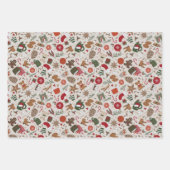 コージークリスマス&スパイス ラッピングペーパーシート (正面)