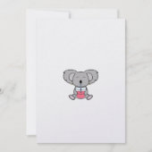 コージーコアラ空白のの招待とアナウンスメントカード 招待状 (正面)