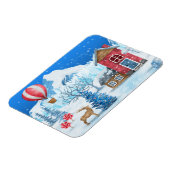 コージーコテージインウィンターワンダーランド マグネット (左側)