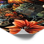 コージーコテージウィズフェスティバルカボチャ ポスター (角)