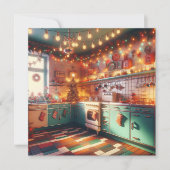 コージーコテージキッチュレトロクリスマス シーズンカード (正面)