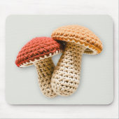 コージーコテージコアクロチェットマッシュルームフェアリーガーデン マウスパッド (正面)