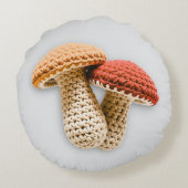 コージーコテージコアクロチェットマッシュルームフェアリーガーデン ラウンドクッション (裏面)