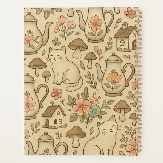 コージーコテージコアパターン プランナー手帳 (裏面)