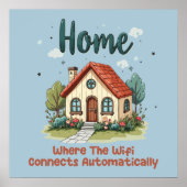 コージーコテージコアホームハお洒落ウスアート ポスター (正面)