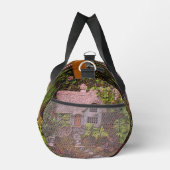 コージーコテージフラワーガーデン自然アート ダッフルバッグ (右)