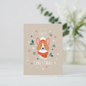 コージーコーギー - クリスマスのぬくもり シーズンポストカード (スタンド正面)