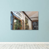 コージーコーナーカフェエントランス キャンバスプリント (インサイチュ (ウッドフロア))