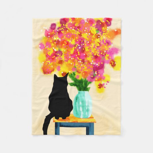 コージーコーナーチャーム フリースブランケット (正面)