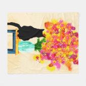 コージーコーナーチャーム フリースブランケット (正面(横))