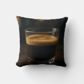 コージーコーヒービーブミニマリストピローデザイン クッション (正面)