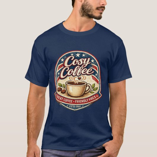 コージーコーヒー Tシャツ (正面)