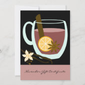 コージーシックピンクブラック11月のギフト券 (正面)